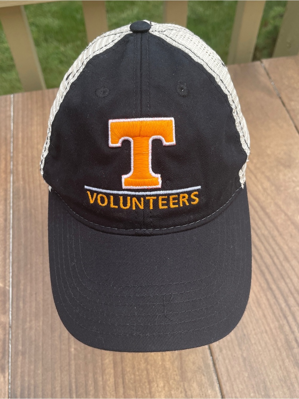 Legacy Black and Orange Tennessee Volunteers Mesh-Back Hat